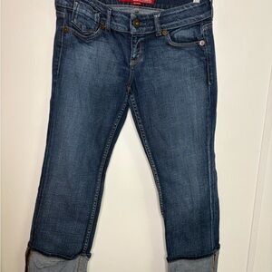 Guess Jeans Women's Cuffed Stretch Capri